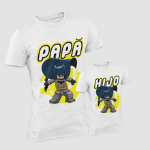 Load image into Gallery viewer, BATMAN LEGO FATHER AND SON PACK T-SHIRT