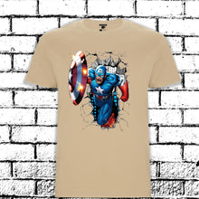 Cargar imagen en el visor de la galería, CAMISETA SUPERHEROES CAPITAN AMERICA