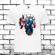 Cargar imagen en el visor de la galería, CAMISETA SUPERHEROES CAPITAN AMERICA