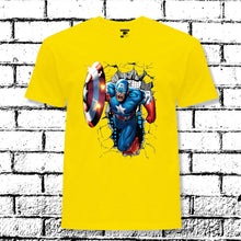 Cargar imagen en el visor de la galería, CAMISETA SUPERHEROES CAPITAN AMERICA