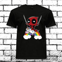 Load image into Gallery viewer, DEAD POOL CHIBI T-SHIRT