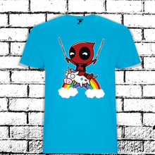 Load image into Gallery viewer, DEAD POOL CHIBI T-SHIRT
