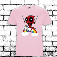 Load image into Gallery viewer, DEAD POOL CHIBI T-SHIRT