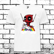 Load image into Gallery viewer, DEAD POOL CHIBI T-SHIRT