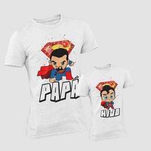Cargar imagen en el visor de la galería, CAMISETA PACK PADRE E HIJO SUPERMAN