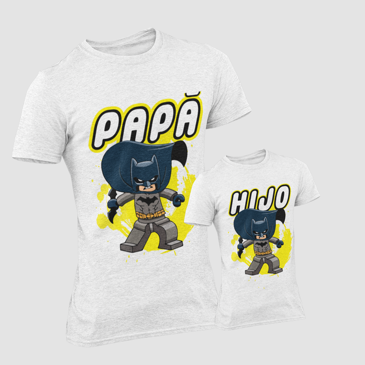 BATMAN LEGO FATHER AND SON PACK T-SHIRT