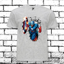 Cargar imagen en el visor de la galería, CAMISETA SUPERHEROES CAPITAN AMERICA
