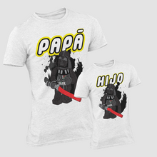 Cargar imagen en el visor de la galería, CAMISETA PACK PADRE E HIJO DARTH VADER LEGO
