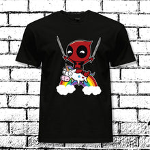 Load image into Gallery viewer, DEAD POOL CHIBI T-SHIRT
