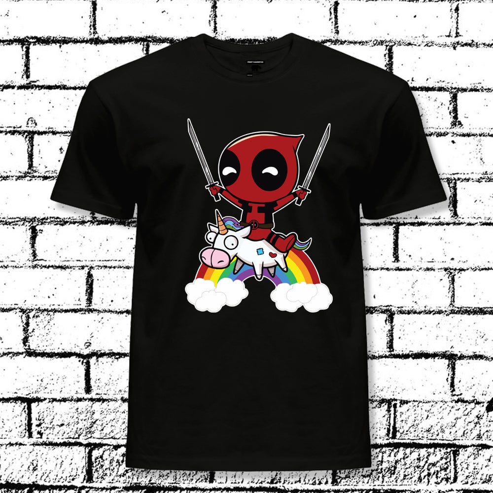 CAMISETA DEAD POOL CHIBI