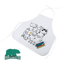 Load image into Gallery viewer, APRON FOR CHILDREN&#39;S DRAWING OR GIFT
