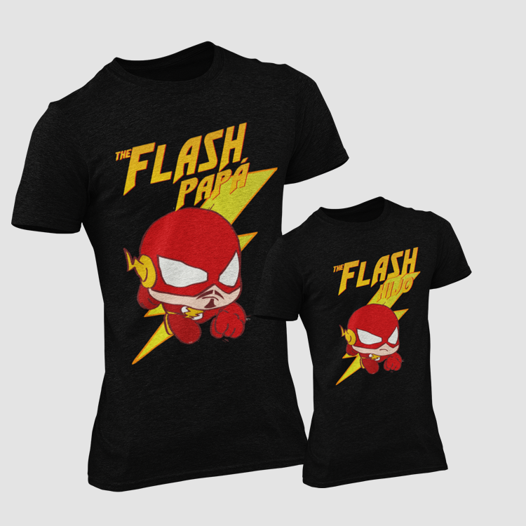 FLASH FATHER AND SON PACK T-SHIRT