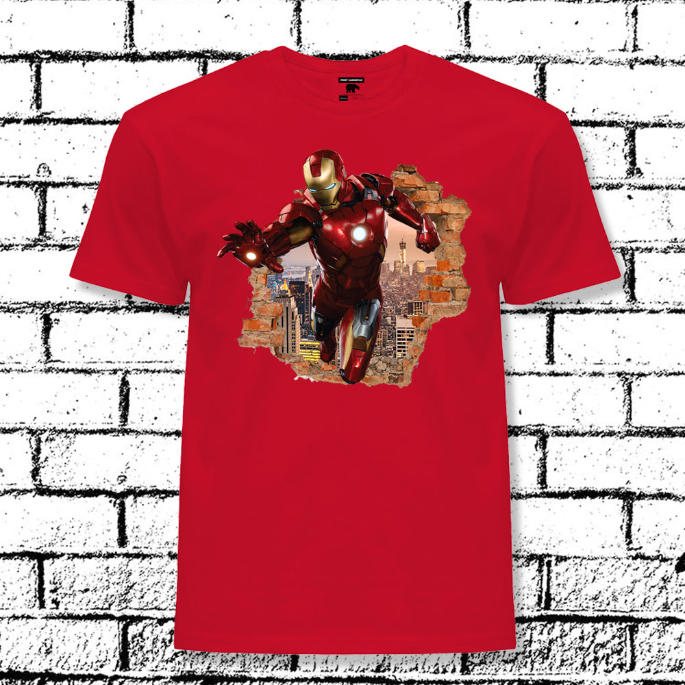 SUPERHEROES IRONMAN WALL T-SHIRT