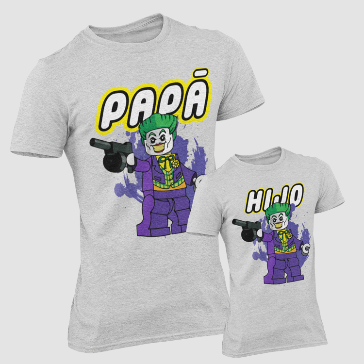 CAMISETA PACK PADRE E HIJO JOKER LEGO