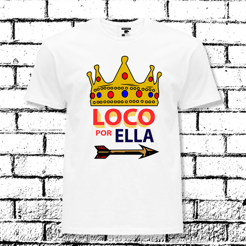 CAMISETA NOVIOS LOCO POR ELLA