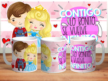 Cargar imagen en el visor de la galería, TAZA PRINCESAS
