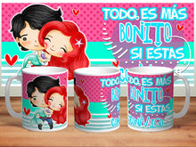 Cargar imagen en el visor de la galería, TAZA PRINCESAS
