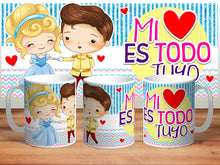 Cargar imagen en el visor de la galería, TAZA PRINCESAS
