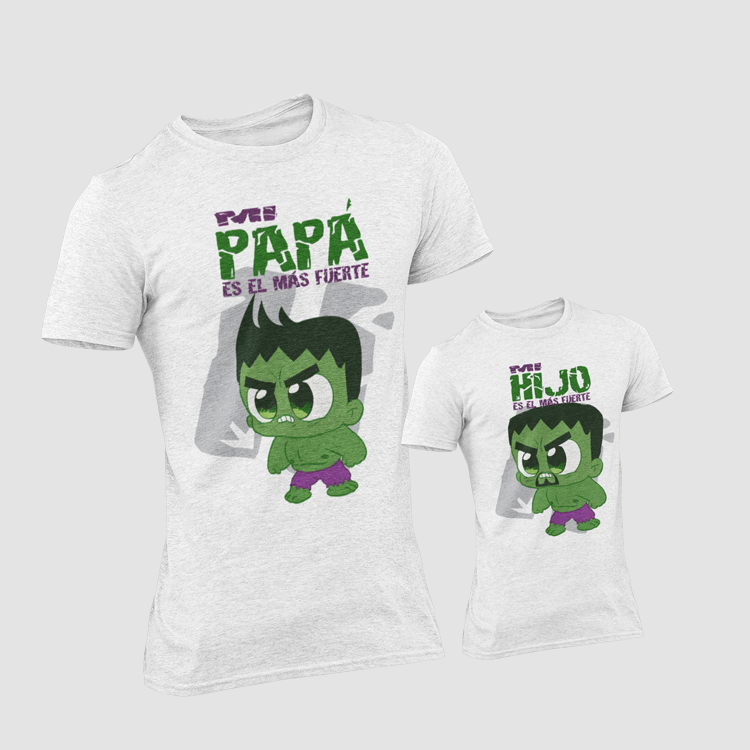 HULK FATHER AND SON PACK T-SHIRT