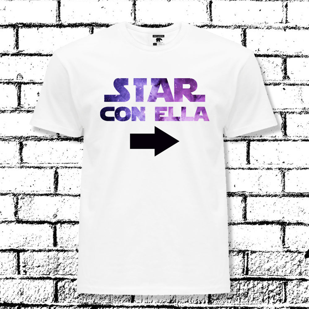 CAMISETA NOVIOS STAR CON ELLA