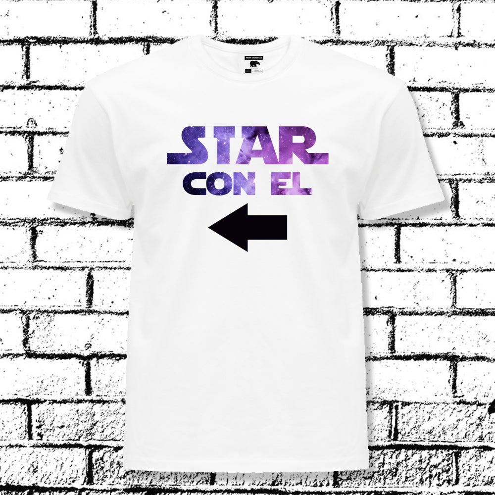 CAMISETA NOVIOS STAR CON EL