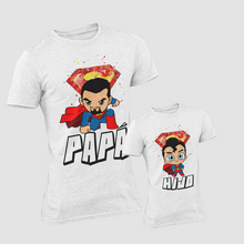 Cargar imagen en el visor de la galería, CAMISETA PACK PADRE E HIJO SUPERMAN
